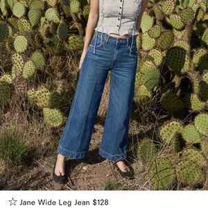 Brand NEW* Reformation Jane wide leg jeans 26!